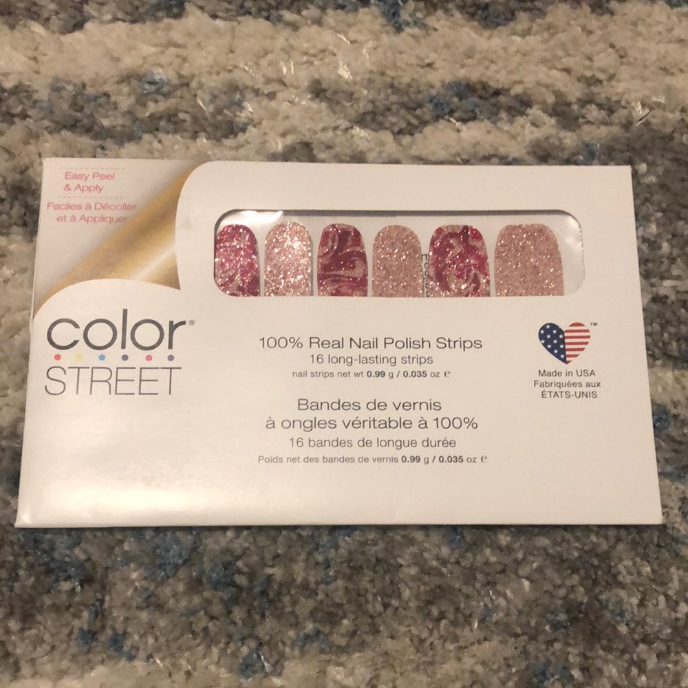 Color Street Real nail polish strips. Feeling Marble-ous Retired/ NIB